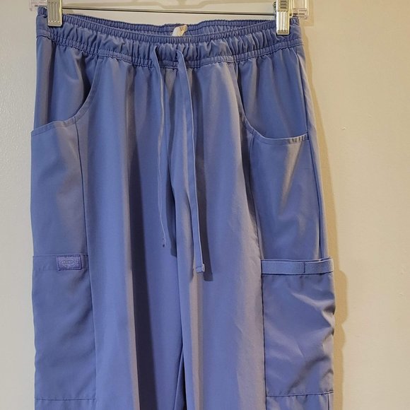 Dickies Seal Blue Scrub Bottoms - Picture 1 of 2